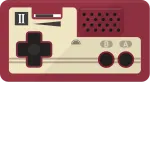Famicom Controller Part 2 SVG Icon